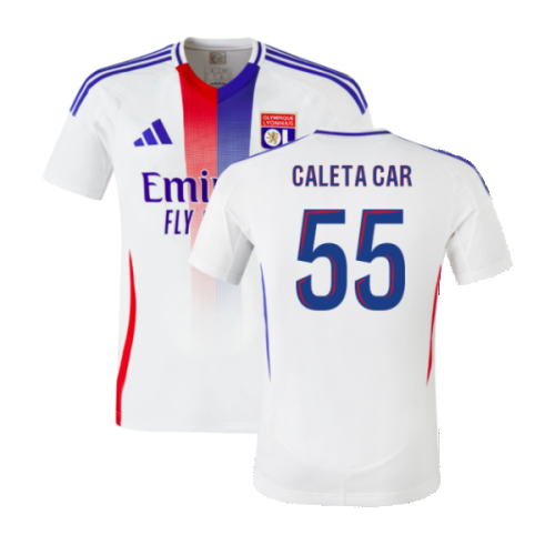 2024-2025 Olympique Lyon Home Shirt (Caleta Car 55)