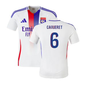 2024-2025 Olympique Lyon Home Shirt (Caqueret 6)