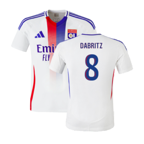 2024-2025 Olympique Lyon Home Shirt (Dabritz 8)