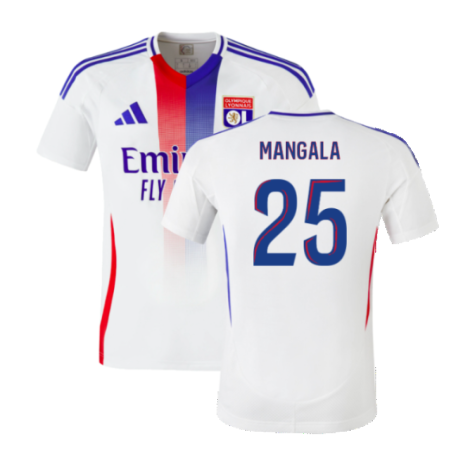 2024-2025 Olympique Lyon Home Shirt (Mangala 25)