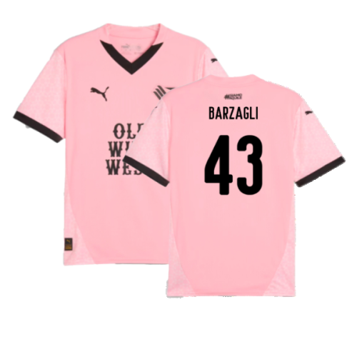 2024-2025 Palermo Home Shirt (Barzagli 43)