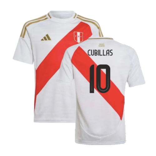 2024-2025 Peru Home Shirt (Kids) (Cubillas 10)