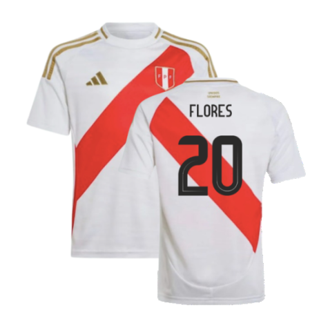 2024-2025 Peru Home Shirt (Kids) (Flores 20)