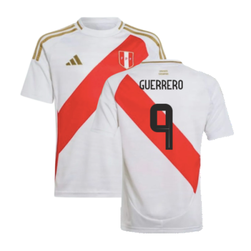 2024-2025 Peru Home Shirt (Kids) (Guerrero 9)