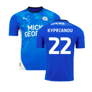 2024-2025 Peterborough United Home Shirt (Kyprianou 22) 2024-2025 Peterborough United Home Shirt (Kyprianou 22)