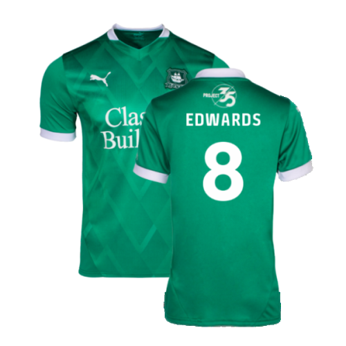 2024-2025 Plymouth Argyle Home Shirt (Edwards 8)