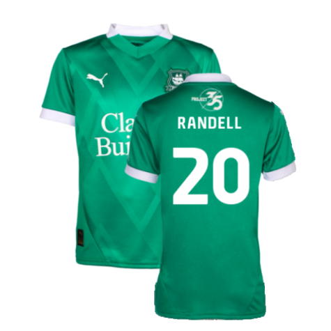 2024-2025 Plymouth Argyle Home Shirt (Kids) (Randell 20)