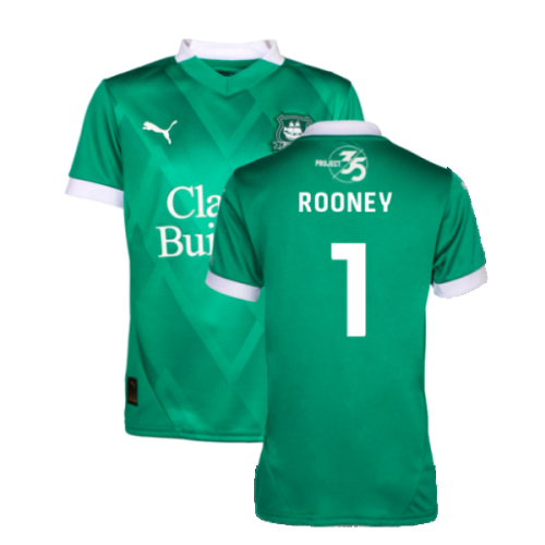 2024-2025 Plymouth Argyle Home Shirt (Kids) (Rooney 1)