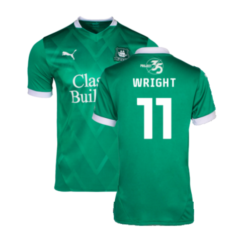 2024-2025 Plymouth Argyle Home Shirt (Wright 11)