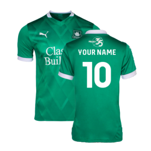 2024-2025 Plymouth Argyle Home Shirt (Your Name)