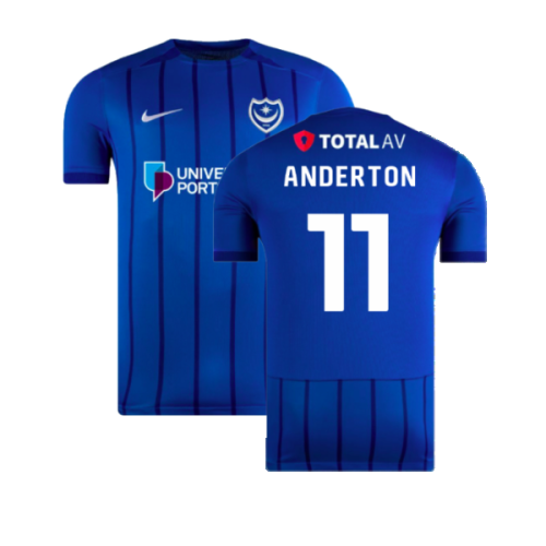 2024-2025 Portsmouth Home Shirt (Kids) (Anderton 11)