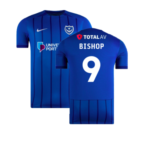 2024-2025 Portsmouth Home Shirt (Kids) (Bishop 9)