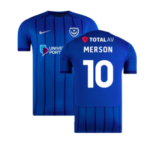 2024-2025 Portsmouth Home Shirt (Kids) (Merson 10)