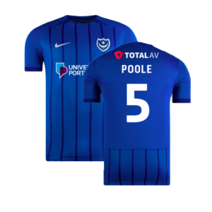 2024-2025 Portsmouth Home Shirt (Kids) (Poole 5)