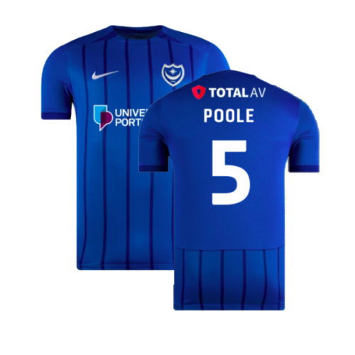 2024-2025 Portsmouth Home Shirt (Kids) (Poole 5)