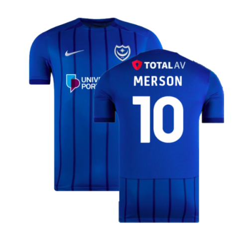 2024-2025 Portsmouth Home Shirt (Merson 10)