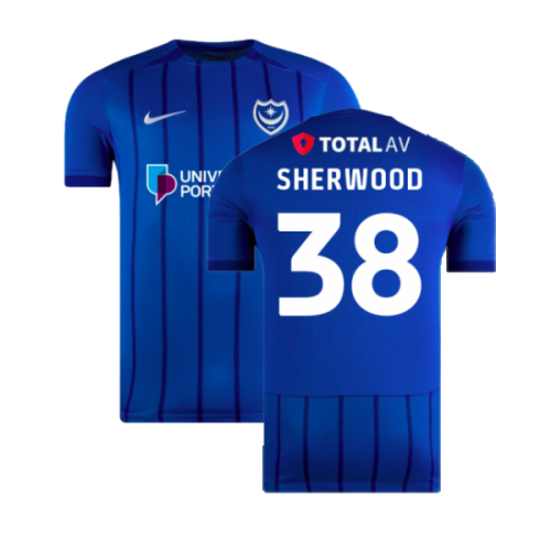 2024-2025 Portsmouth Home Shirt (Sherwood 38)