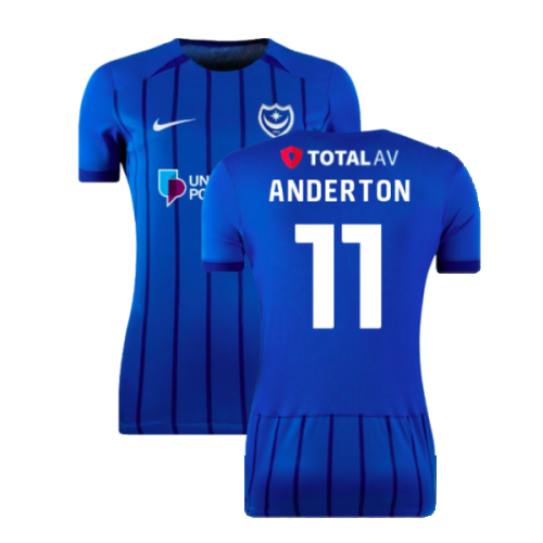 2024-2025 Portsmouth Home Shirt (Womens) (Anderton 11)