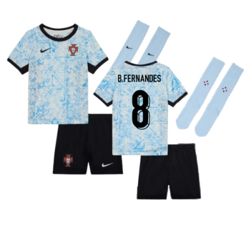 2024-2025 Portugal Away Mini Kit (B.Fernandes 8)