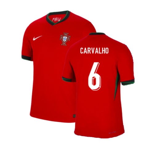 2024-2025 Portugal Dri-Fit ADV Match Home Shirt (Carvalho 6)