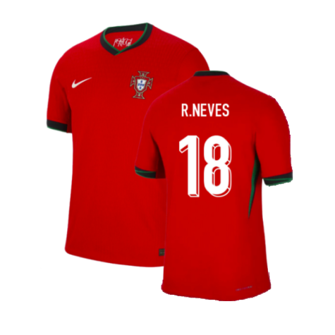 2024-2025 Portugal Dri-Fit ADV Match Home Shirt (R.Neves 18)