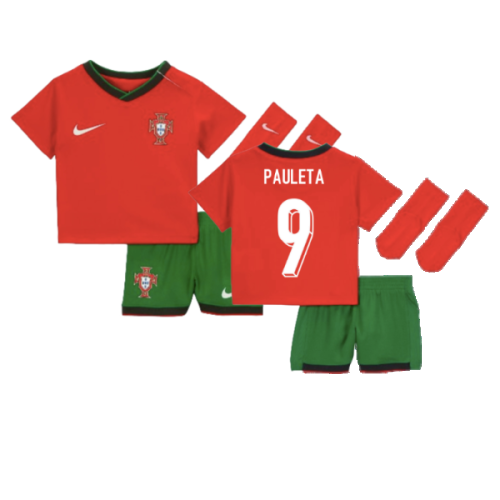 2024-2025 Portugal Home Baby Kit (Pauleta 9)