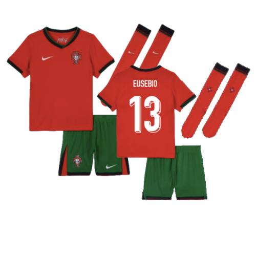 2024-2025 Portugal Home Mini Kit (Eusebio 13)