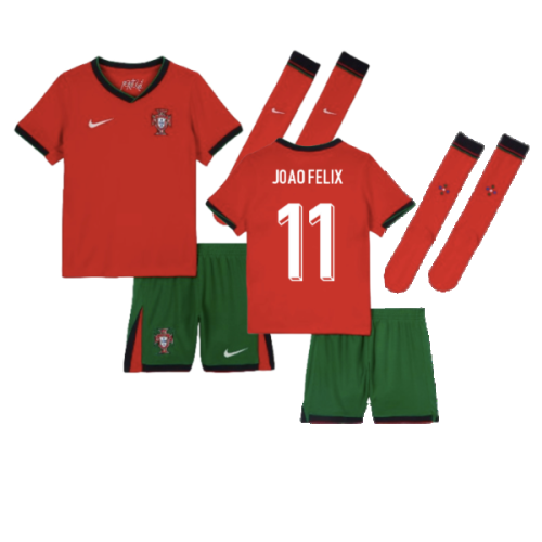 2024-2025 Portugal Home Mini Kit (Joao Felix 11)