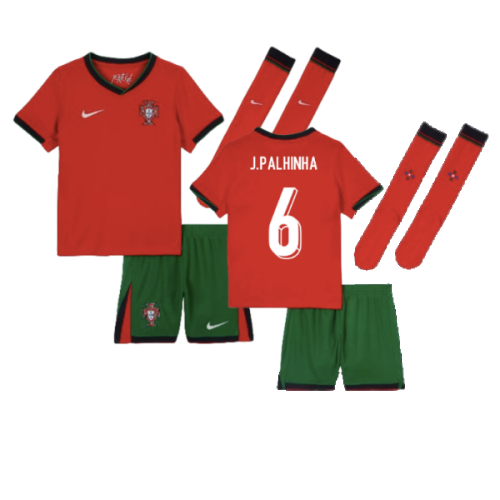 2024-2025 Portugal Home Mini Kit (J.Palhinha 6)