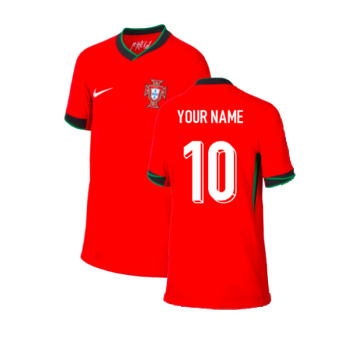 2024-2025 Portugal Home Shirt (Kids) (Your Name)