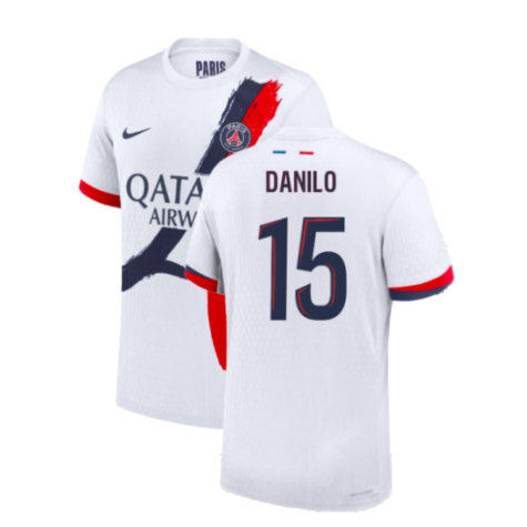 2024-2025 PSG Away Authentic Dri-ADV Shirt (Danilo 15)