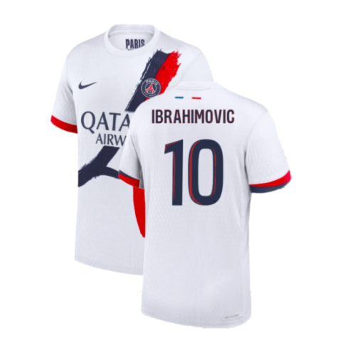 2024-2025 PSG Away Authentic Dri-ADV Shirt (Ibrahimovic 10)