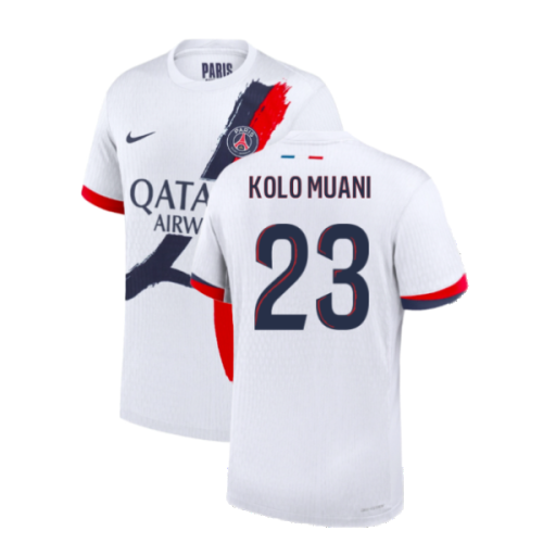 2024-2025 PSG Away Authentic Dri-ADV Shirt (Kolo Muani 23)