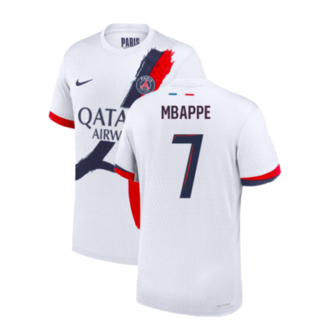 2024-2025 PSG Away Authentic Dri-ADV Shirt (Mbappe 7)