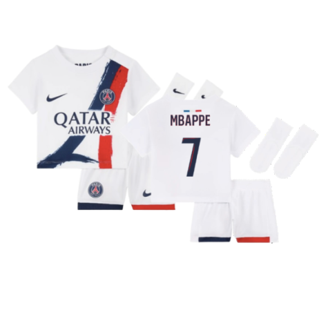 2024-2025 PSG Away Baby Kit (Mbappe 7)