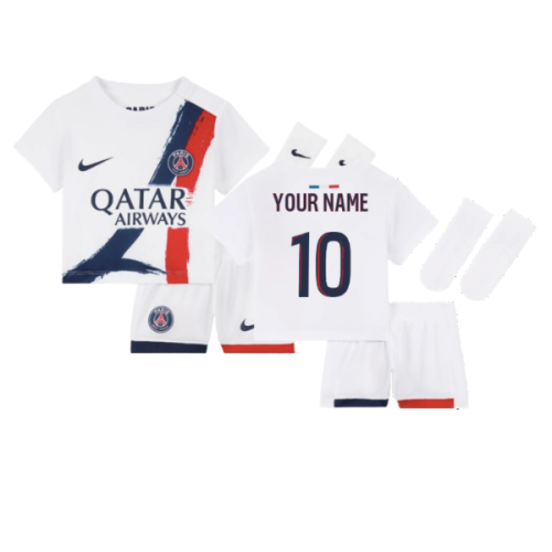 2024-2025 PSG Away Baby Kit (Your Name)