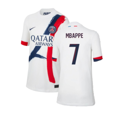 2024-2025 PSG Away Shirt (Kids) (Mbappe 7)