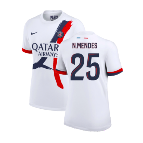 2024-2025 PSG Away Shirt (Womens) (N.Mendes 25)