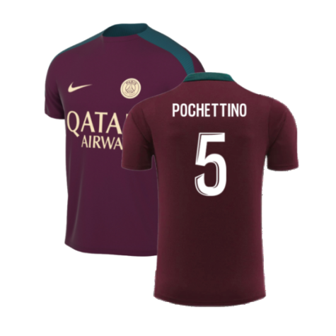 2024-2025 PSG Dri-FIT Strike Training Shirt (Bordeaux) (Pochettino 5)