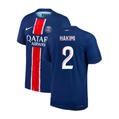 2024-2025 PSG Home Authentic Match Shirt (Hakimi 2)