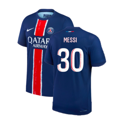 2024-2025 PSG Home Authentic Match Shirt (Messi 30)