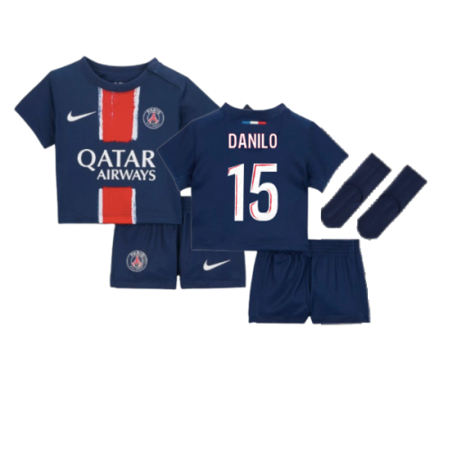 2024-2025 PSG Home Infants Baby Kit (Danilo 15)