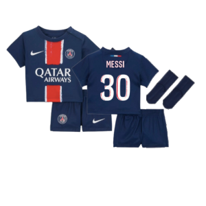 2024-2025 PSG Home Infants Baby Kit (Messi 30)