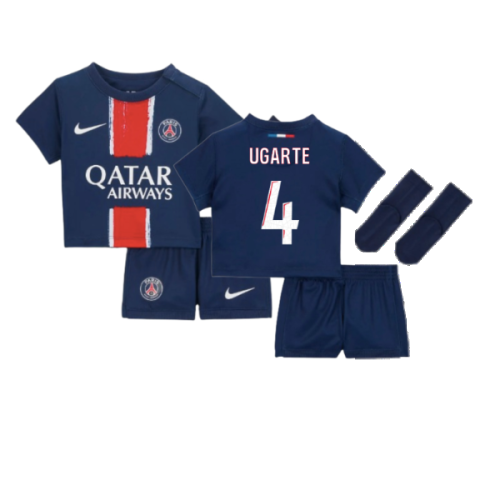 2024-2025 PSG Home Infants Baby Kit (Ugarte 4)