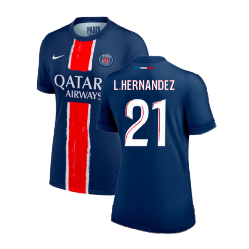 2024-2025 PSG Home Shirt (Womens) (L.Hernandez 21)