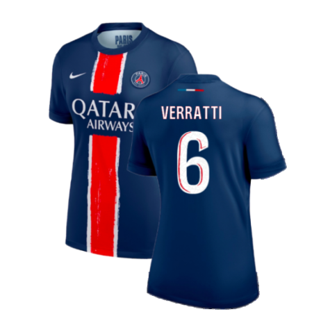 2024-2025 PSG Home Shirt (Womens) (Verratti 6)