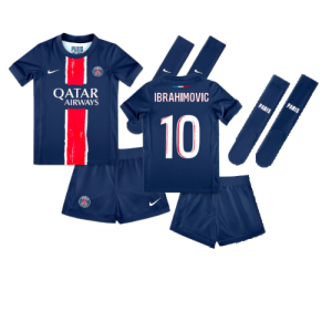 2024-2025 PSG Paris Saint Germain Home Mini Kit (Ibrahimovic 10)