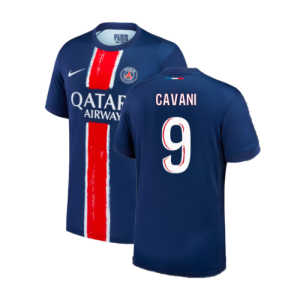 2024-2025 PSG Paris Saint Germain Home Shirt (Cavani 9)