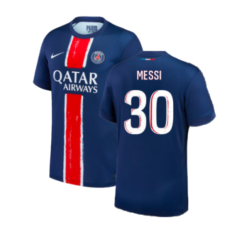 2024-2025 PSG Paris Saint Germain Home Shirt (Kids) (Messi 30)