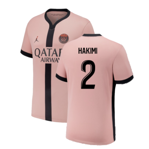 2024-2025 PSG Paris Saint Germain Third Shirt (Kids) (Hakimi 2)